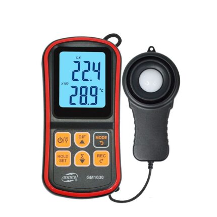 LUXOMETRO PROFESIONAL MEDIDOR DE LUZ Y TEMPERATURA GM 1030
