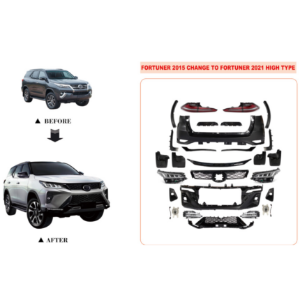 KIT MODIFICACION DE MASCARA  FORTUNER 2015 AL  2021